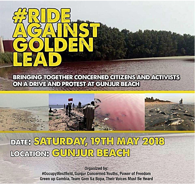 Gambia activists to stage massive demo against Golden Lead in Gunjur