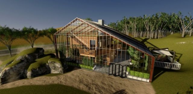 Living Inside A Greenhouse in Sweden