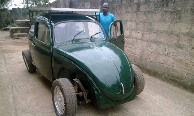 Nigerian College Student Builds a $6000 Wind and Solar Powered Car